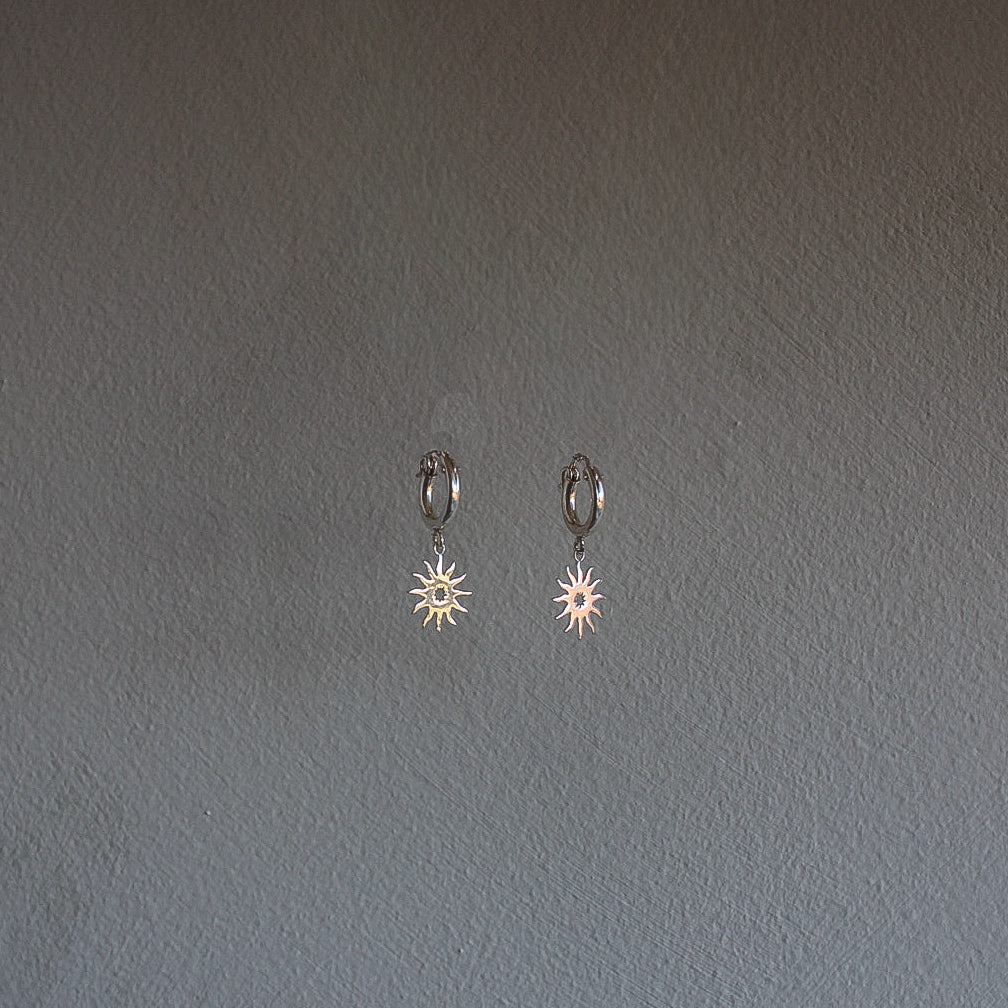 SOL - Earrings - SILVER